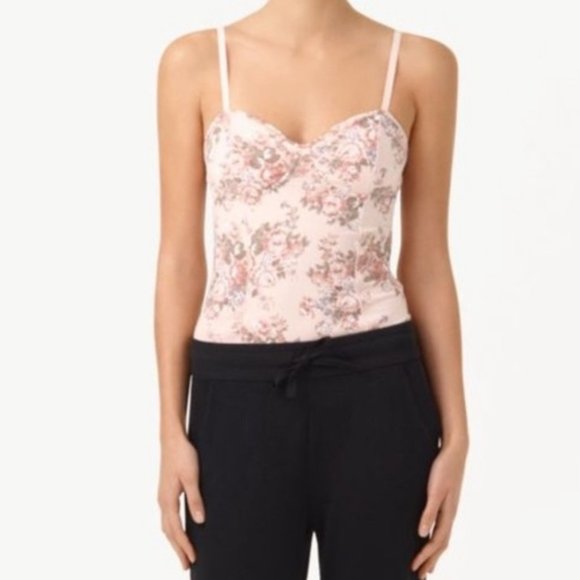 Talula Noho Black Floral Bustier Top - Picture 4 of 7